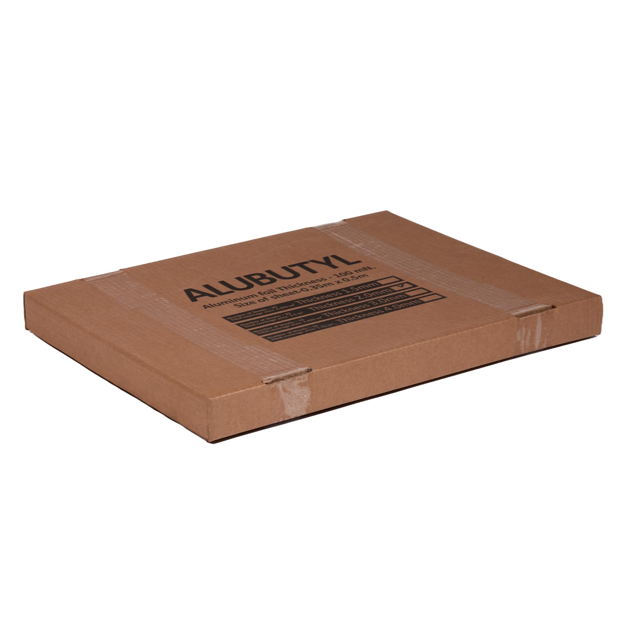 Alubutyl Auto Dämmplatten 50cm x 35cm x 4mm Set von 10 Blätter - 1,75m² Dämmmatten Anti Dröhn Selbstklebende Matten 6,67 kg/m² für Fahrzeugdämmung Dämmung Schalldämmung für Kfz Pkw