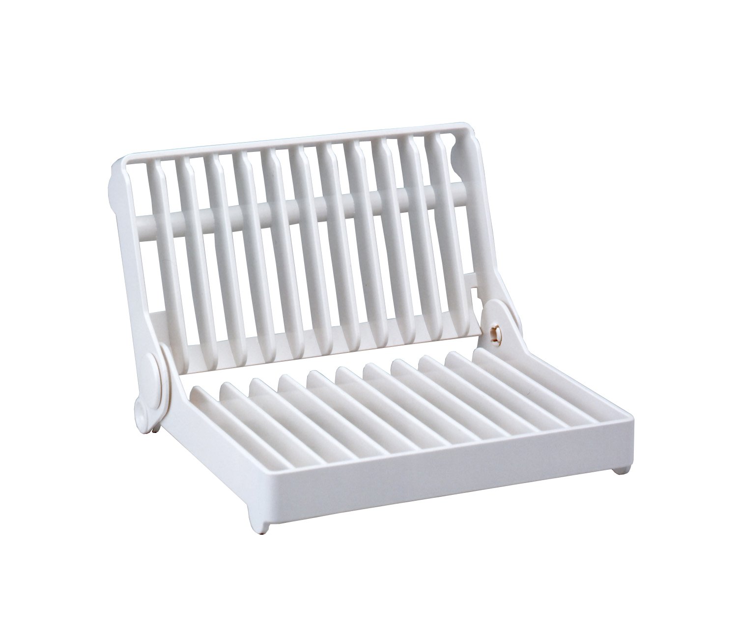 Lec compacto plegable estante para platos y escurridor