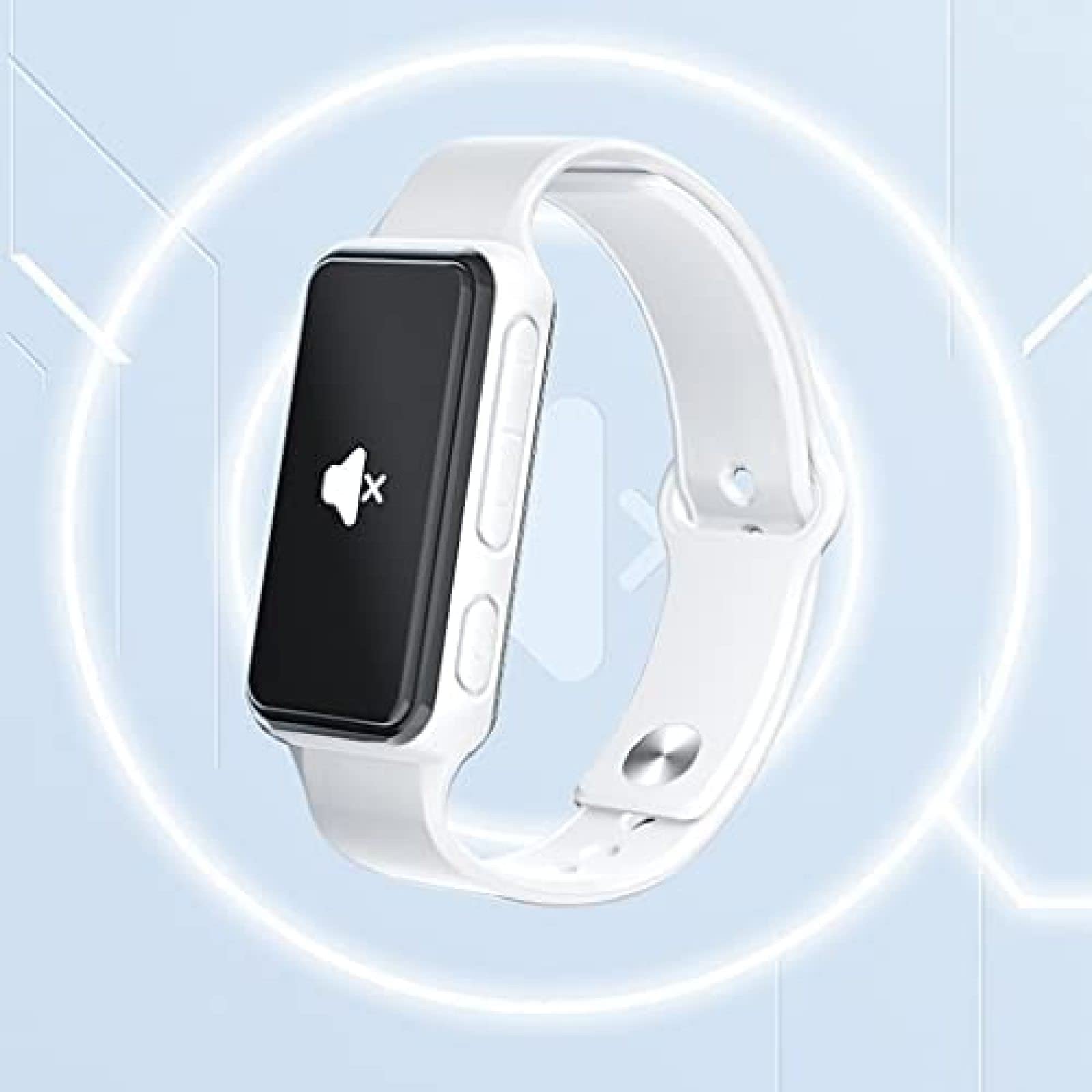 Pulsera Inteligente Con Reloj De Descarga Eléctrica y Vibración, Alarma De Cámara De Sangre Blanca, Recordatorio Para Estudiantes, Autodisciplina Silenciosa - PU