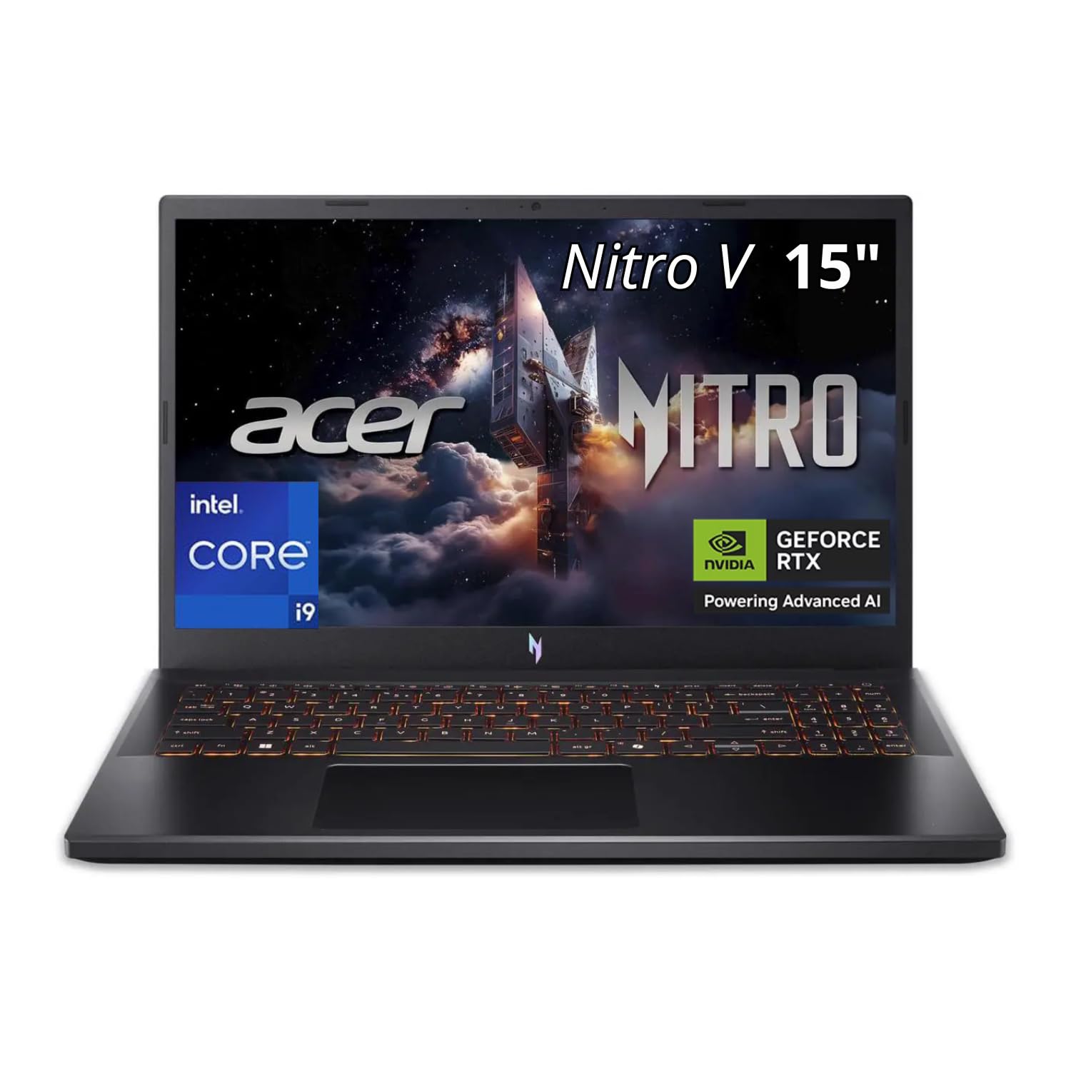 Nitro V 15 Gaming Laptop | 15.6" FHD IPS 165Hz Display | Intel Core i9-13900H | NVIDIA GeForce RTX 5060 | 32GB DDR5 RAM | 1TB SSD | Thunderbolt 4 | Wi-Fi 6E | Backlit KB | ANV15-52-90QH