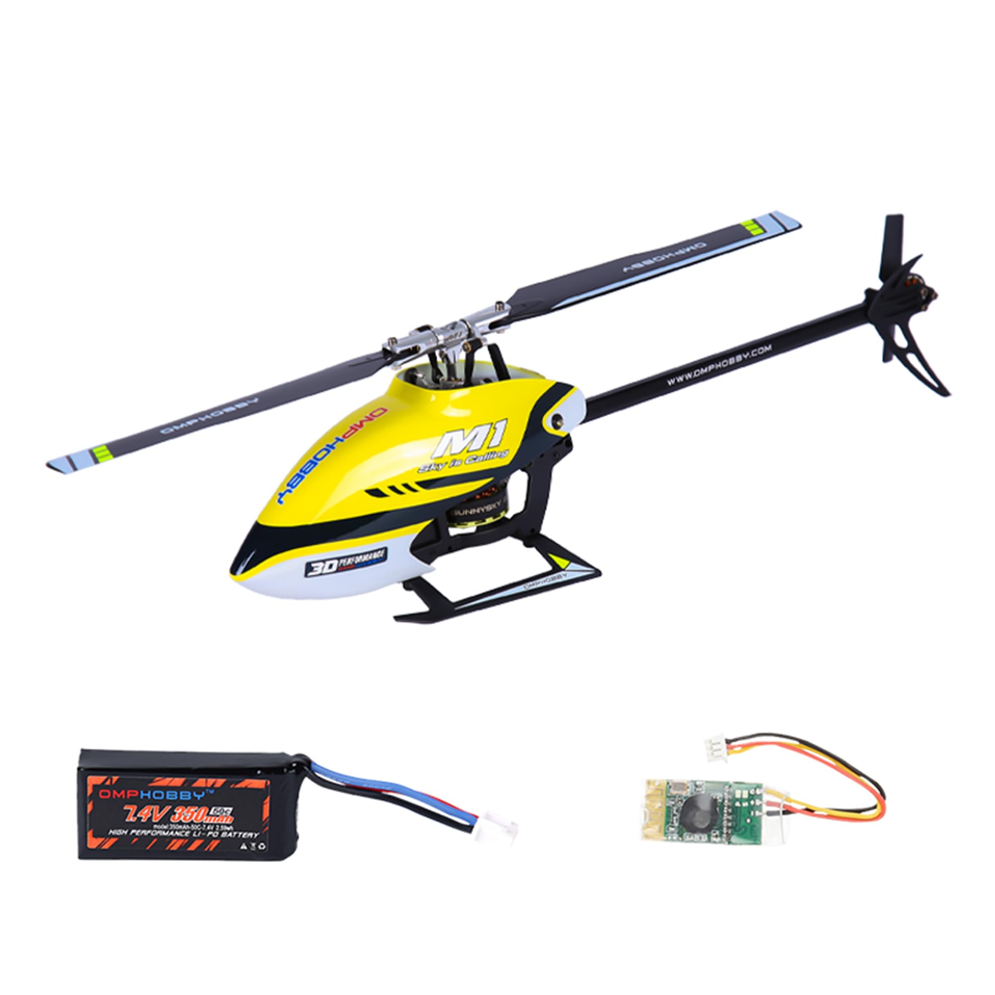 Amazon.com: OMPHOBBY M1 V1 RC Helicopter for Adults - Relaunched