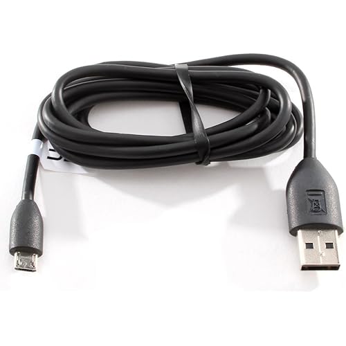 HTC New Original OEM USB Sync Data Cable Charger for HTC One/S/V/X/X+, EVO 4G LTE - Non-Retail Packaging - Black