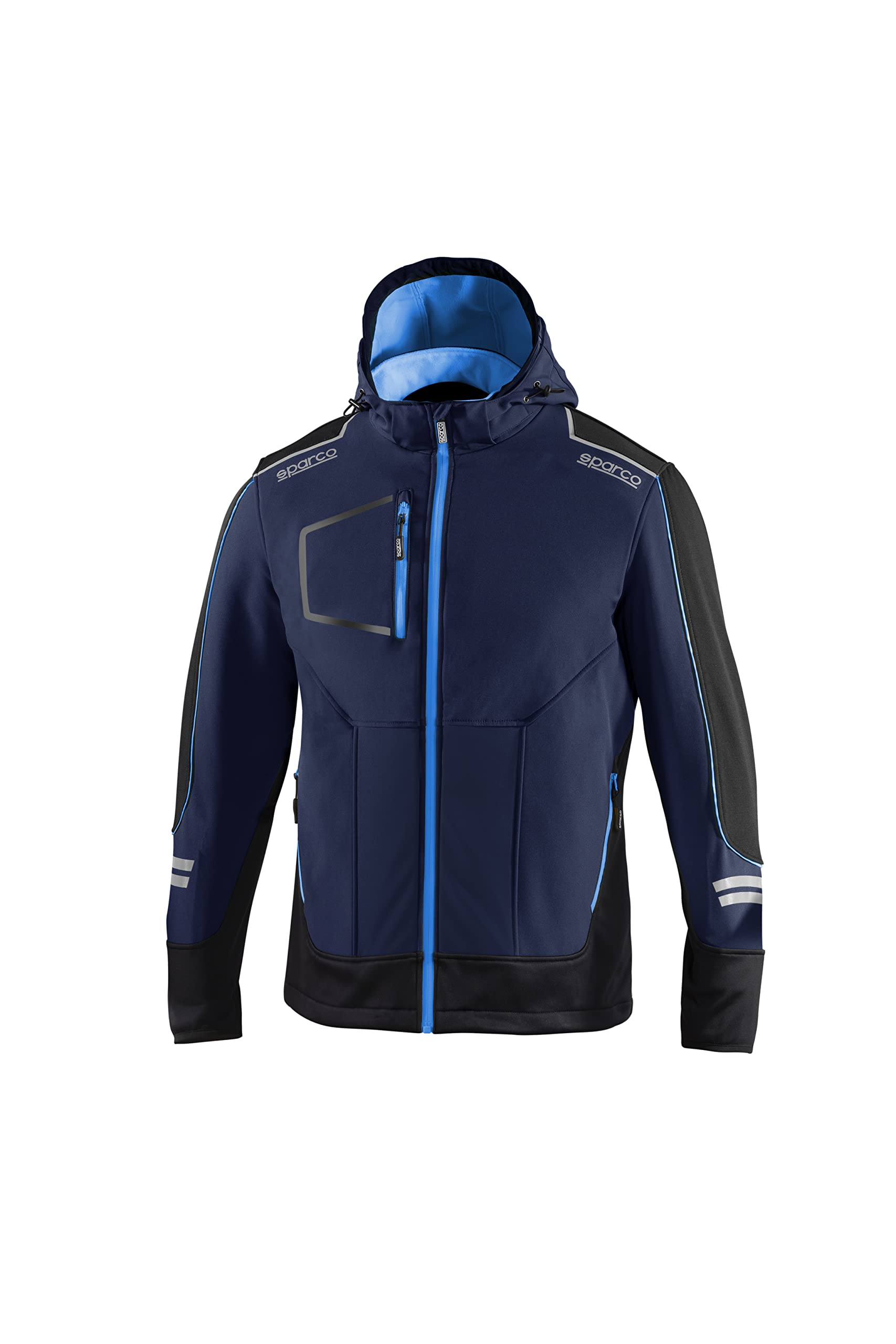 Sparco Soft Shell Tech, Azure, X-Small Unisex Adulto