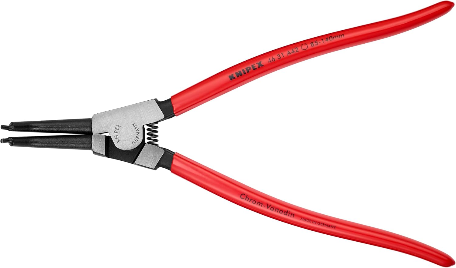 KNIPEX External 45 Angled Snap Ring Pliers-Forged Tips