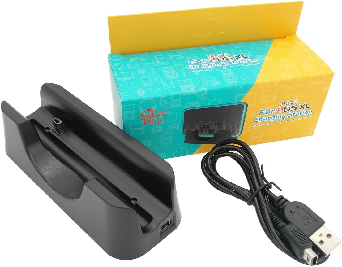 VIVENS Charging Dock For New Nintendo 2DS XL, Charging Station Cradle Stand for 2017 New Nintendo 2DS XL
