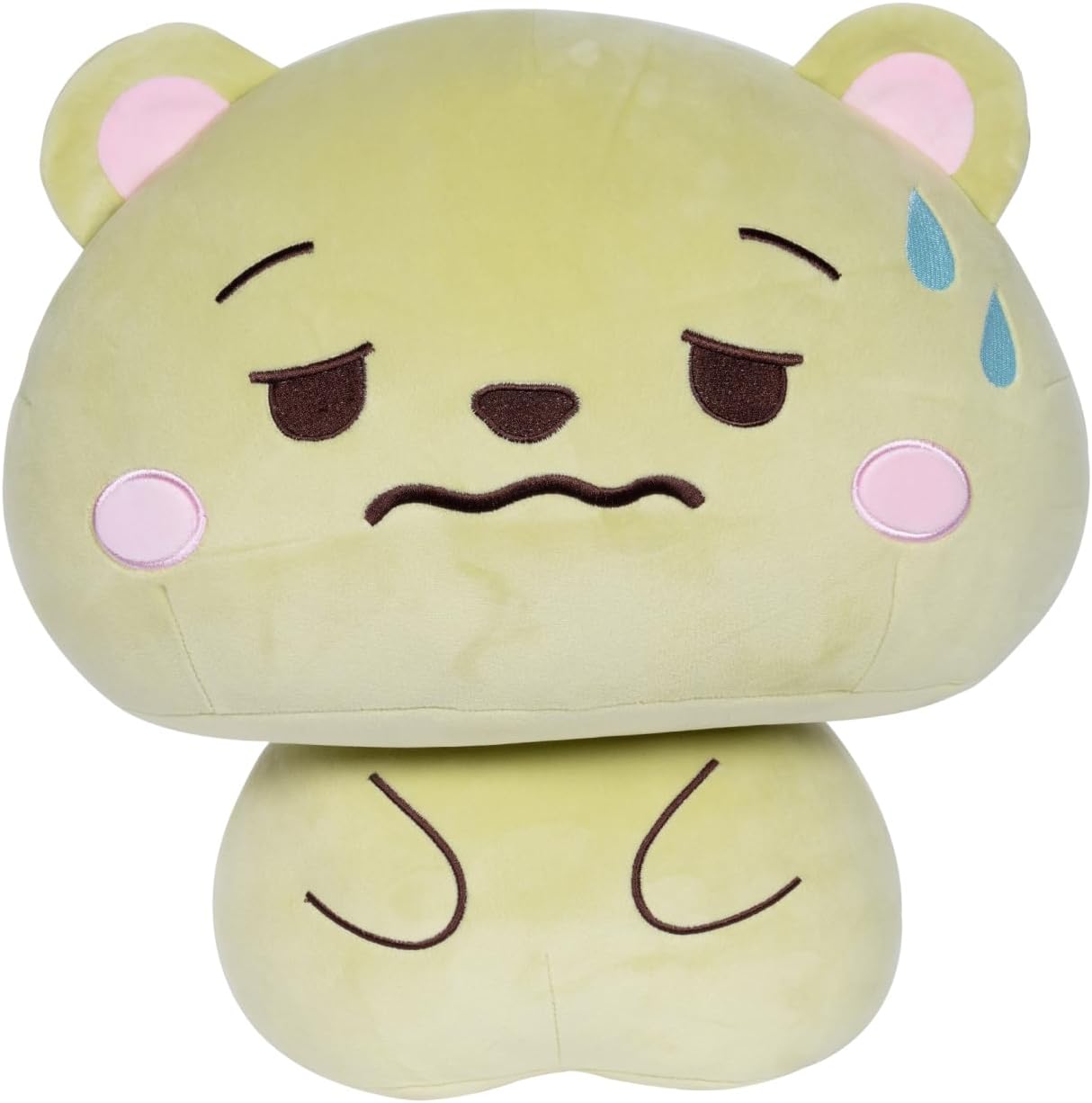 Adora Mushimals Twitch Nervous Teddy | 14.5" Emotional Learning Plush | Machine Washable Soft Stuffed Animal Toy for Kids & Toddlers | Encourages Emotional Intelligence, Ages 1+