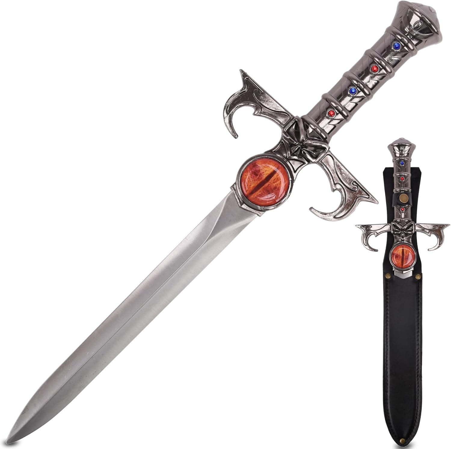 Anime Sword 16.5'' Sword of Omens Metal Suitable for Cosplay, not Sharp