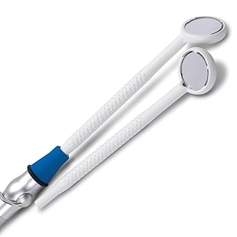 Practicon 7042633 Double-Sided Mirro-Vac 2 Saliva Ejector Mirrors 50/Bag