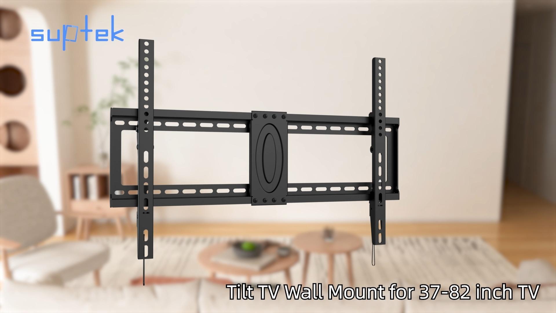 Amazon.com: Suptek Tilt TV Wall Mount Bracket for Most 37-82 inch
