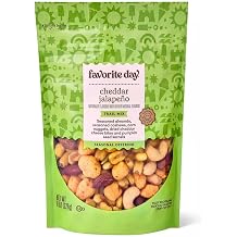 Favorite Day Cheddar Jalapeno Flavored Trail Mix, Savory Snack Mix, 8 oz