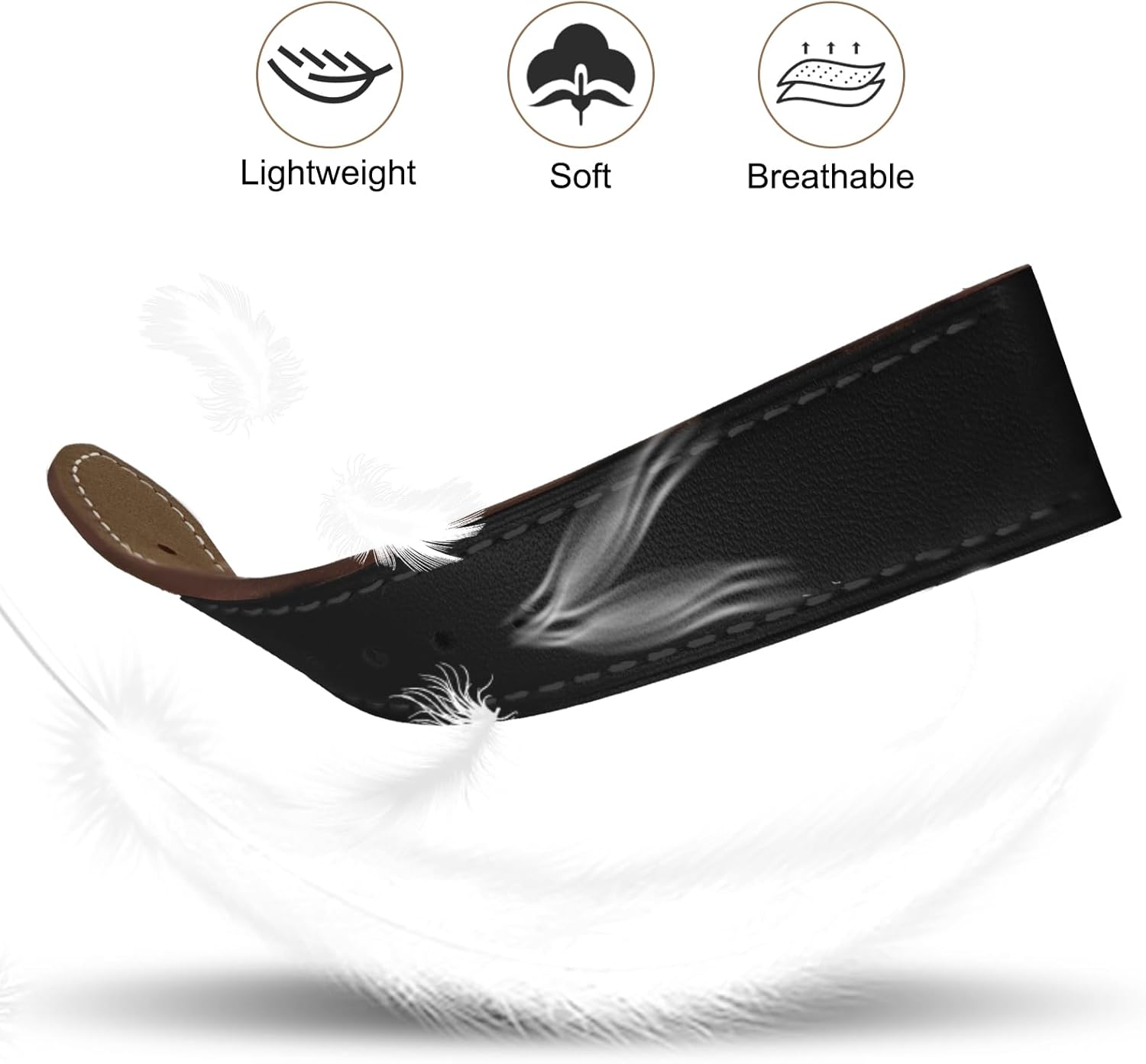 Italy Genuine Leather Watch Bands Compatible with Samsung Galaxy Watch 7 6 5 4 40mm 44mm, 5 Pro 45mm, 6 4 Classic Active 2, 20mm Quick Release Leather Watch Straps Replacement Band for Women Men - Image 4