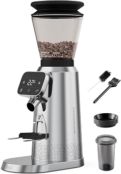 Tuni G2 Conical Burr Coffee Grinder, 70 Grind Settings, Stainless Steel