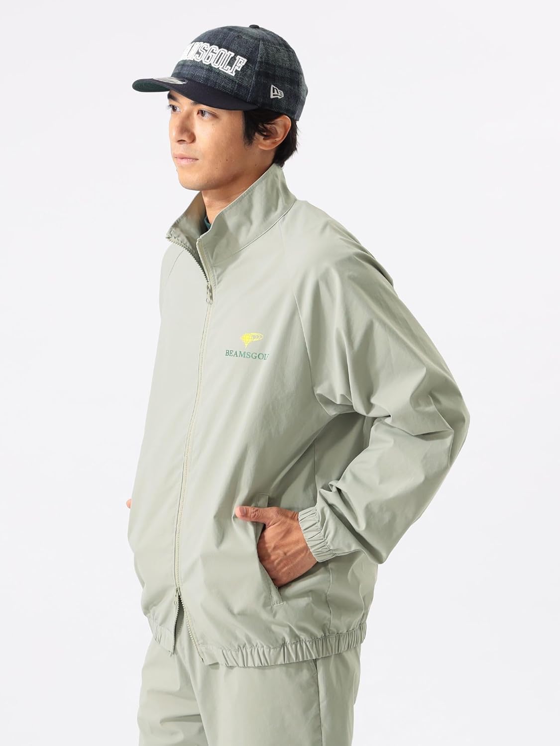 ビームスゴルフORANGE LABEL 撥水 スタンドカラー スイング ブルゾン BEAMS GOLF｜ORANGE LABEL / 撥水 スタンドカラー スイング ブルゾン