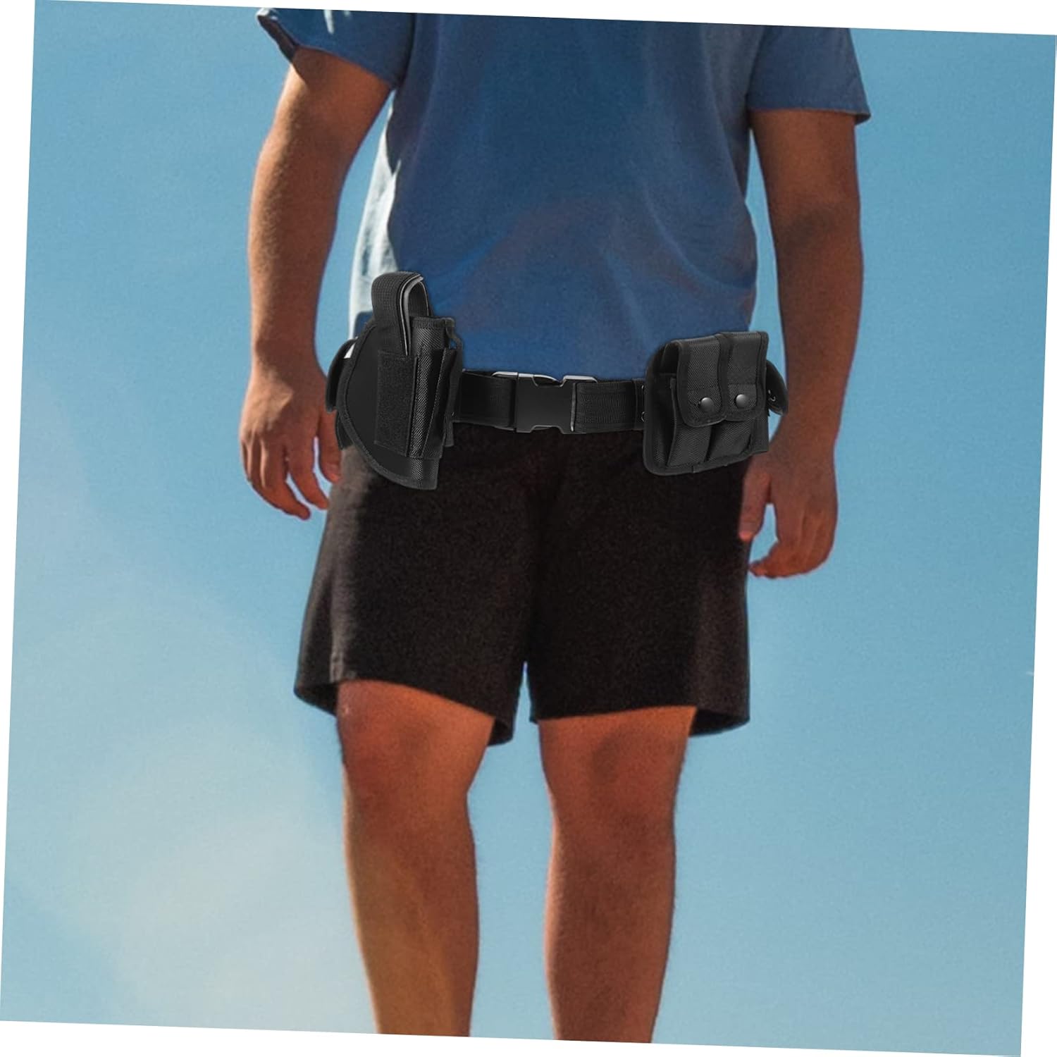 DECHOUS 1 Set Professional Utility Belt Multi Function Duty Belt Accessories for Outdoor Activities Lightweight Comfortable Design for Hunting Hiking Fishing