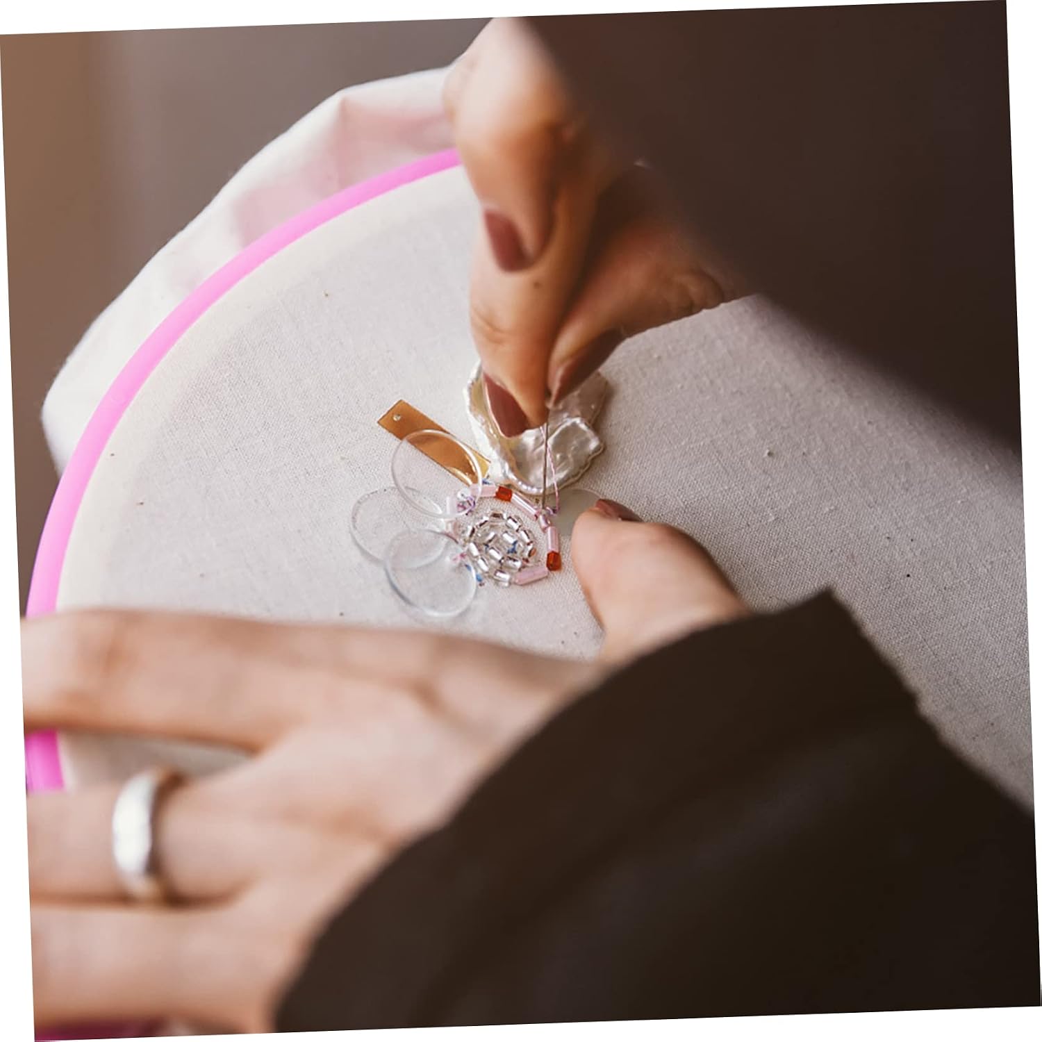 Tofficu 240pcs Professional Blind Embroidery Needles Hand Sewing Needles for Crafting Knitting Quilting Darning Easy to Go Through