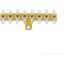 5PCS Turret Lug Board Audio Tag Strip Tag Board Terminal Lug Board for Audio Vintage Tube Amplifier DIY T-8P Turret Lug Board