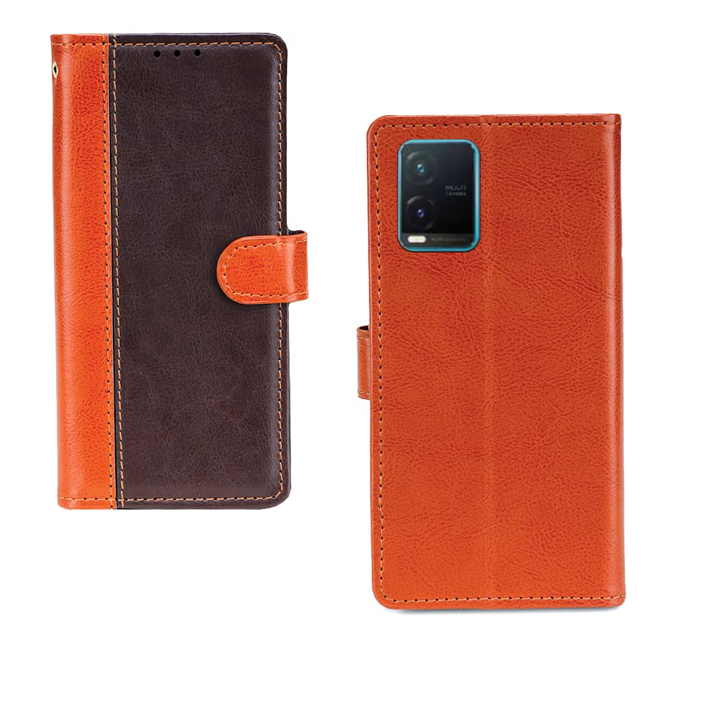 Vivo T1X Flip Case - Premium Leather Protection -13
