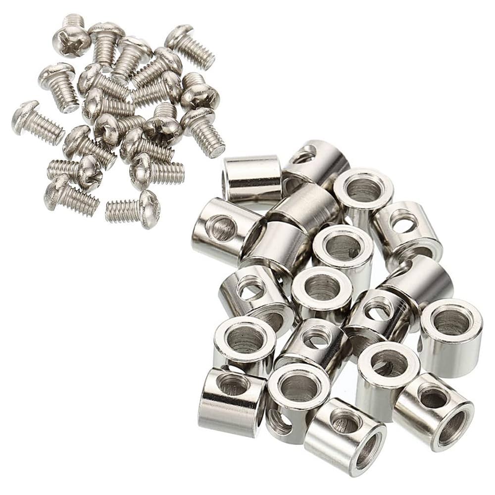 20pcs new upgrade steel wire rope cable clamp/double hole