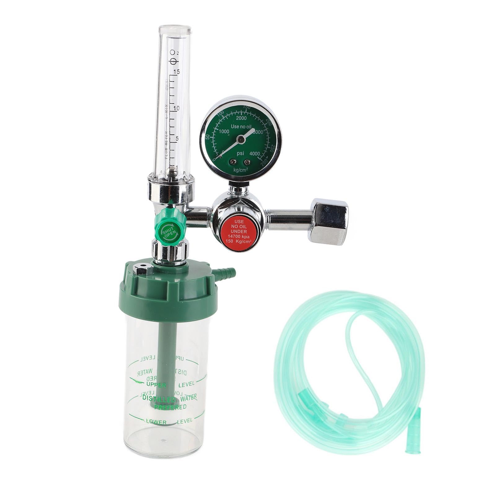 Druckminderer, Druckminderer Druckregler, 0-100mpa Luftstromregler Professioneller Sauerstoffgasdruckminderer Messgerät Aluminiumlegierungs Druckminderer Gasregler für Druckluftwerkzeuge