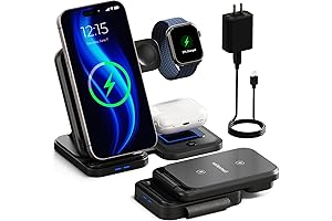 3-in-1 Wireless Charging Station for Apple HomeKit Devices