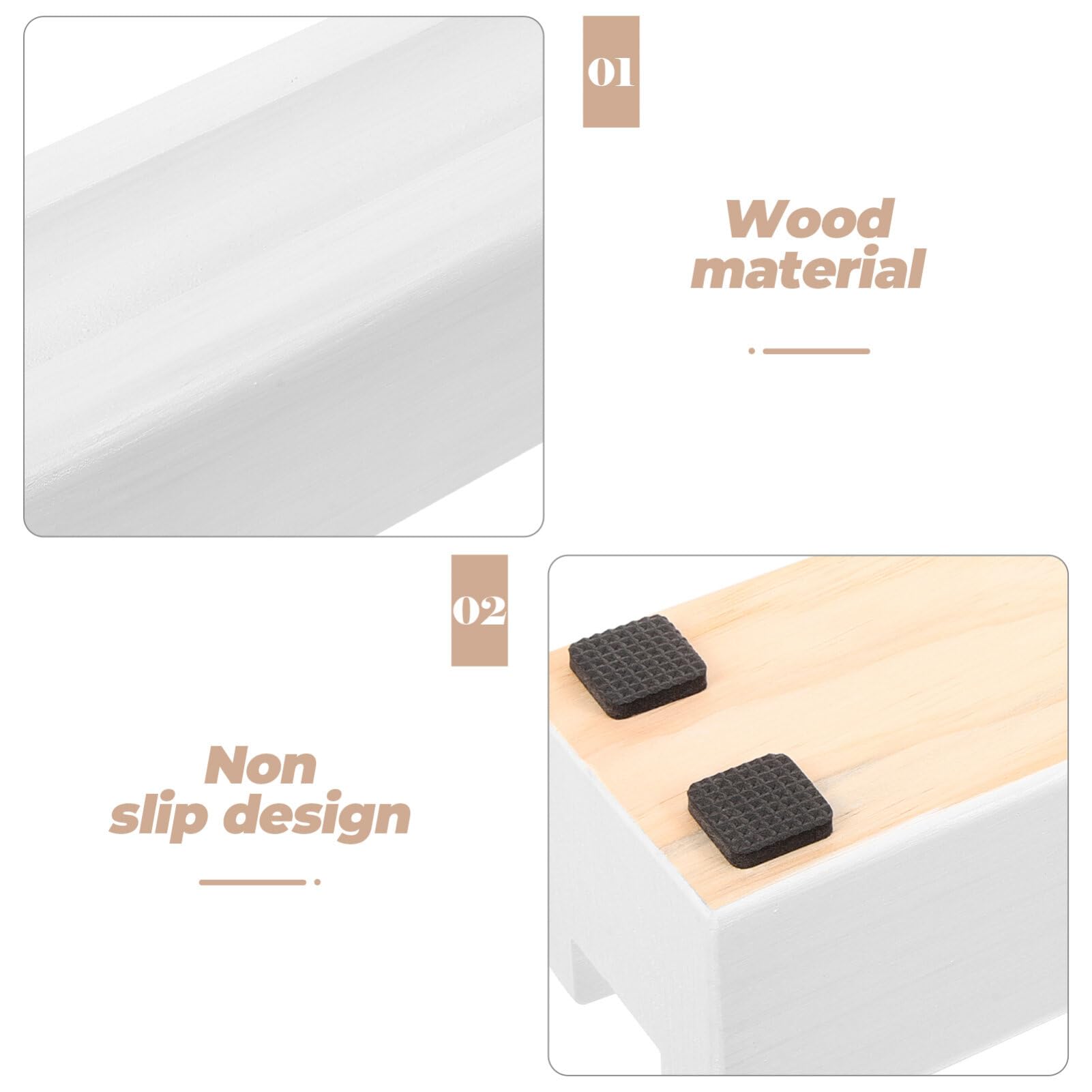 Angoily Support De Miroir Pleine Longueur En Bois Pour Miroir D'œuvres D'art Support D'affichage En Bois Base De Support