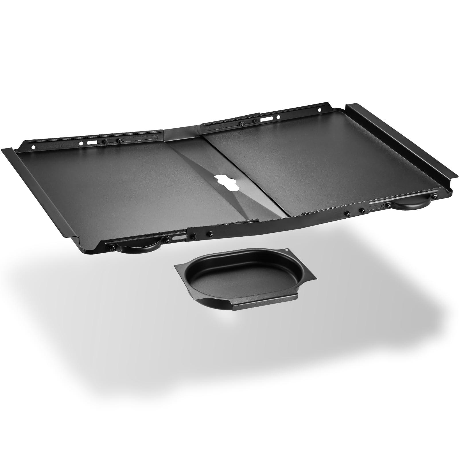 Replacement Grease Tray with Catch Pan, Dyna Glo Grill Replacement Parts, 24"-30" Adjustable Universal Drip Pan for 4/5 Burner Gas Grills, Compatible with Nexgrill, Expert Grill, Kenmore, BHG, & More