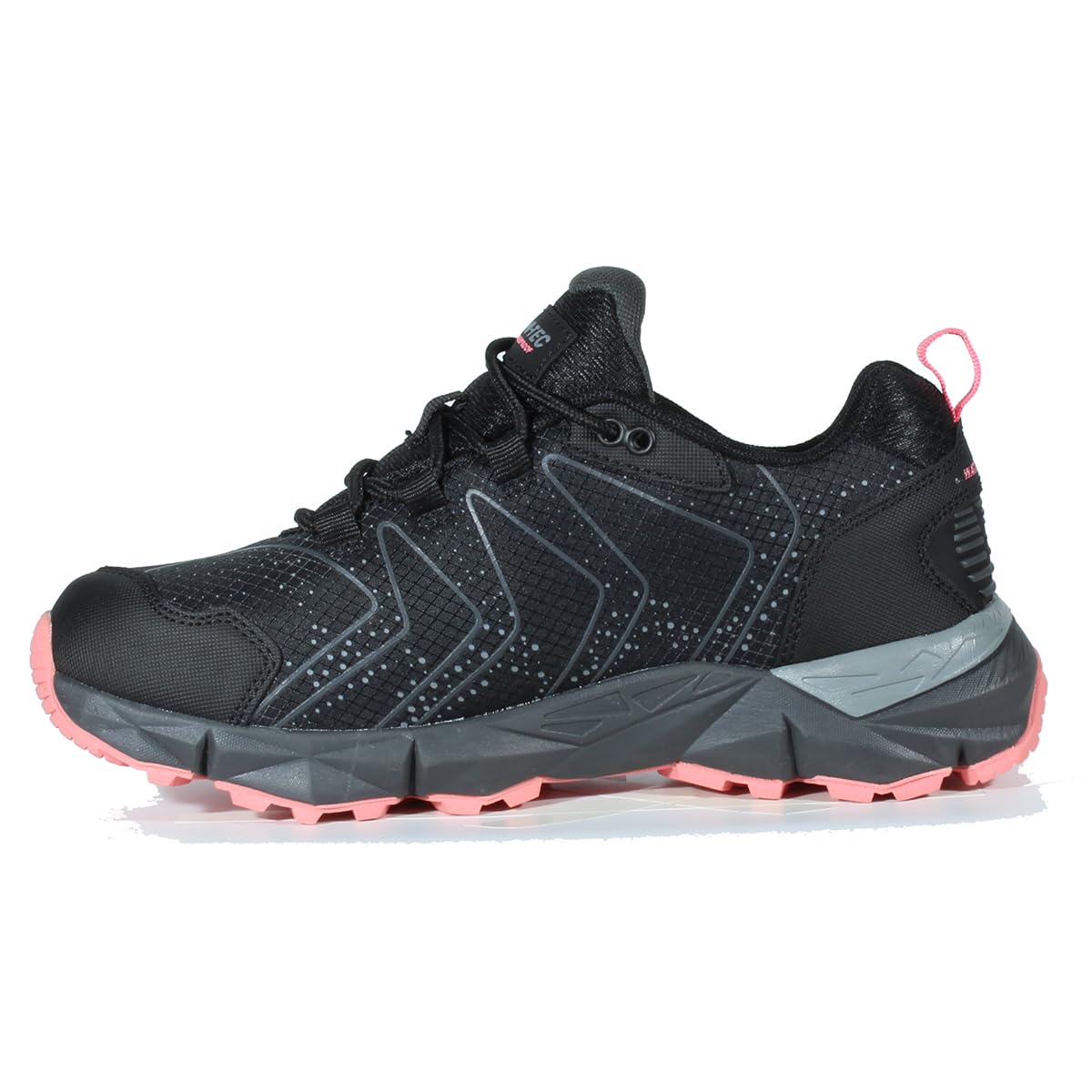 HI-TEC Zapatillas de Trekking Mujer RONCAL Low, Calzado Senderismo Mujer, Zapatillas de Uso Diario Mujer Impermeables
