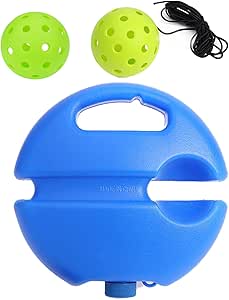 Palla Da Allenamento Per Pickleball - Con Base Ad Acqua, 40 Fori, Per Allenamento Indoor E Outdoor - Foto 9