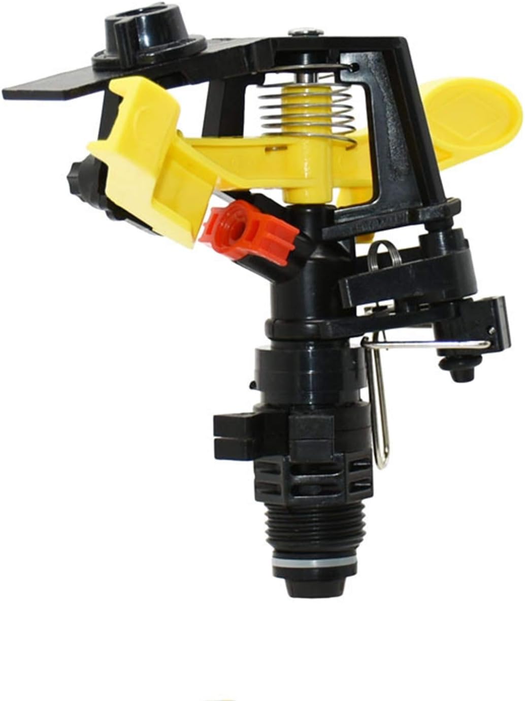 Irrigation Dripper Male 1/2 or 3/4" Rocker Sprinkler Garden Rotating Sprinkler Water Nozzles Adjustable Angle 360 Degree Irrigation Watering 15PCS (Color : 1I2)