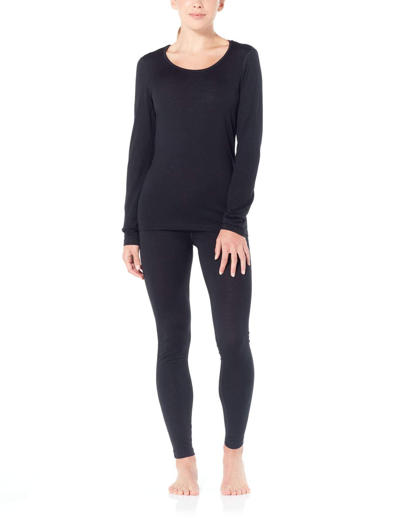 Icebreaker Couche de Base 200 Oasis Ls Scoop pour Femme