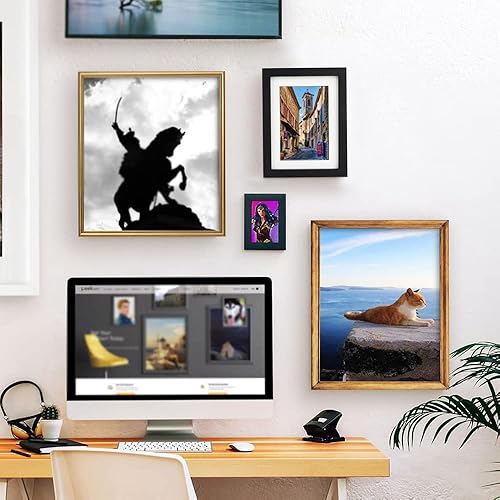 Miniatura 6 de Marco de fotos seguro para desviación, mini caja fuerte con compartimento secreto oculto para almacenar tu dinero, efectivo, joyas o hierbas,