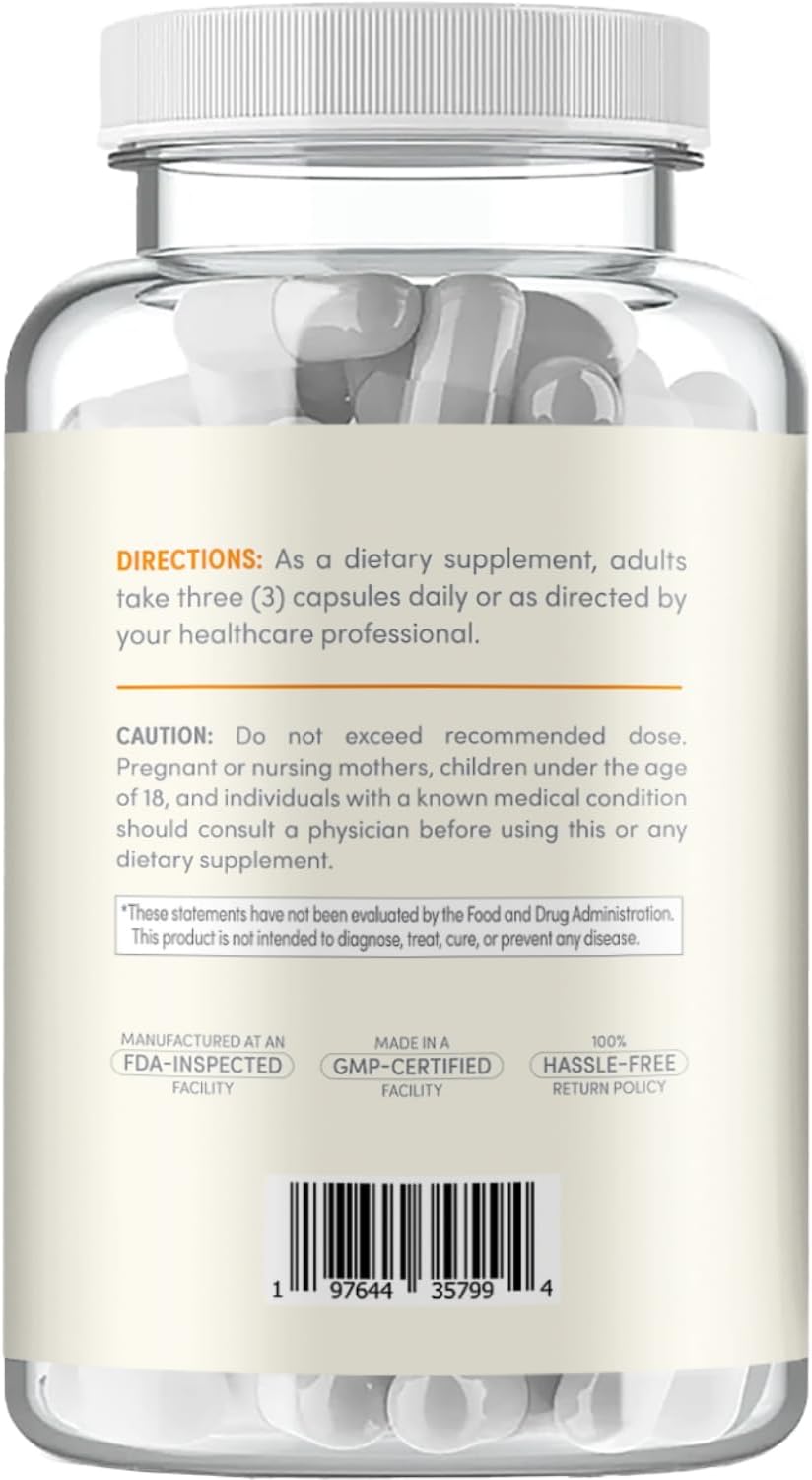 High Strength Bee Pollen Supplement - Natural Superfood Bee Pollen Capsules with Rich Nutrient Profile with Vitamins Minerals and Antioxidants - 1500mg Serving - Made in The US (200 Capsules) - Image 2