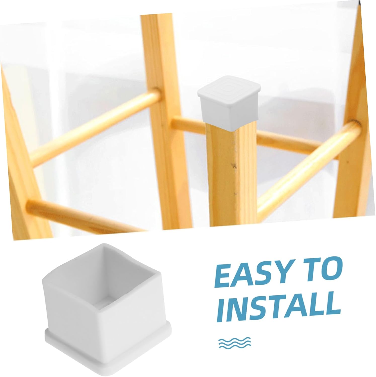 80pcs Chair Leg Floor Protectors Non- Caps for Hardwood Floors Easy Installation Furniture Leg Covers Design for Tables and Chairs Material