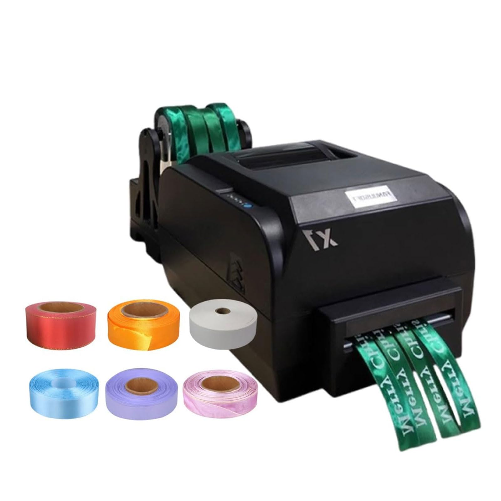 Stampante per tessuti con supporto a nastro, risoluzione 200 DPI, velocità 150 mm/s, supporta più lingue, per confezioni regalo fai da te