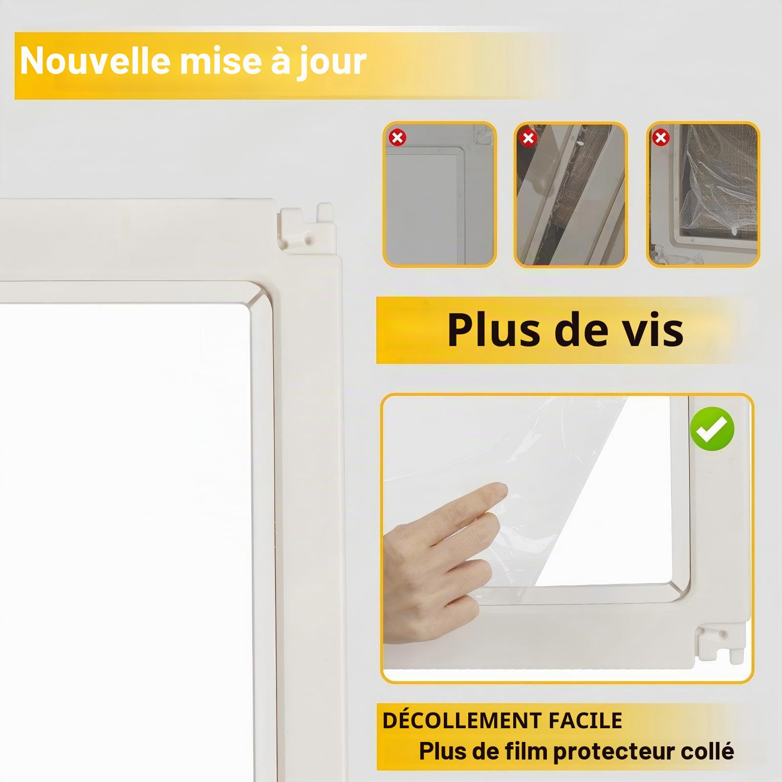 Everfront Enclos d'intérieur en Acrylique Transparent pour Chiot, Chat, Lapin, Furet, Facile à Assembler, idéal pour Les Petits Chiens (77 cm de Hauteur, 10 pièces)