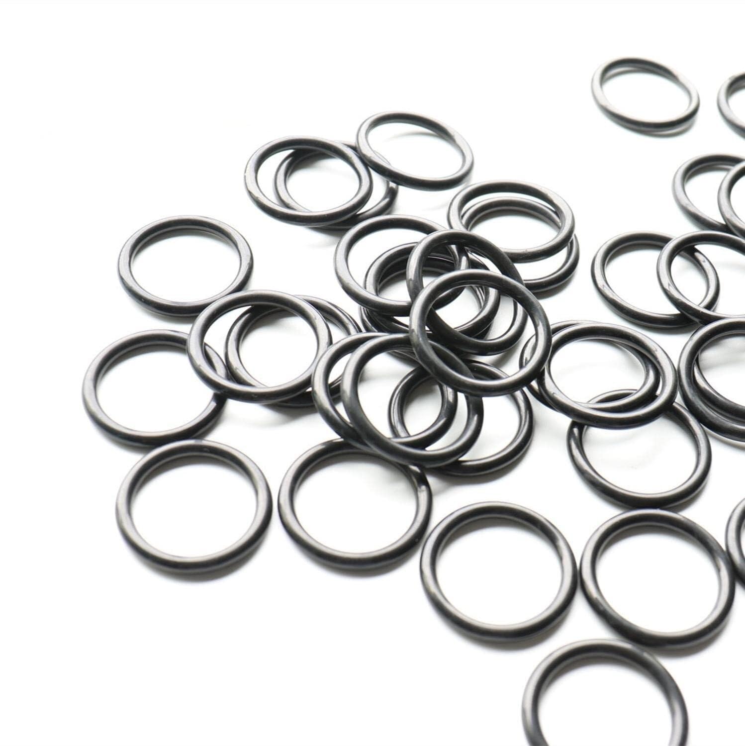 O-Ring-Dichtungen, Silikon-Gummi-Dichtung, O-Ringe, CS 0,3 mm – 1,5 mm, Isolierung, hitzebeständig, lebensmittelecht, umweltfreundlich, Schwarz – (Größe: 12,2 x 11 x 0,6 mm, 100 Stück, Farbe: umweltfr