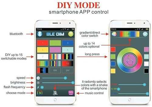 Miniatura 6 de TJX-Inc Kit de 8 luces LED RGB de neón multicolor para todoterreno, camión, automóvil, ATV, SUV, vehículo, barco, debajo de la carrocería, luces de