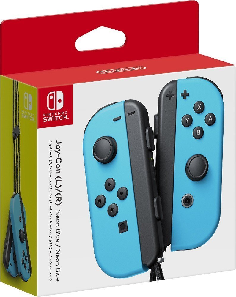 Nintendo Joy-Con (L/R) - Neon Blue (Renewed)