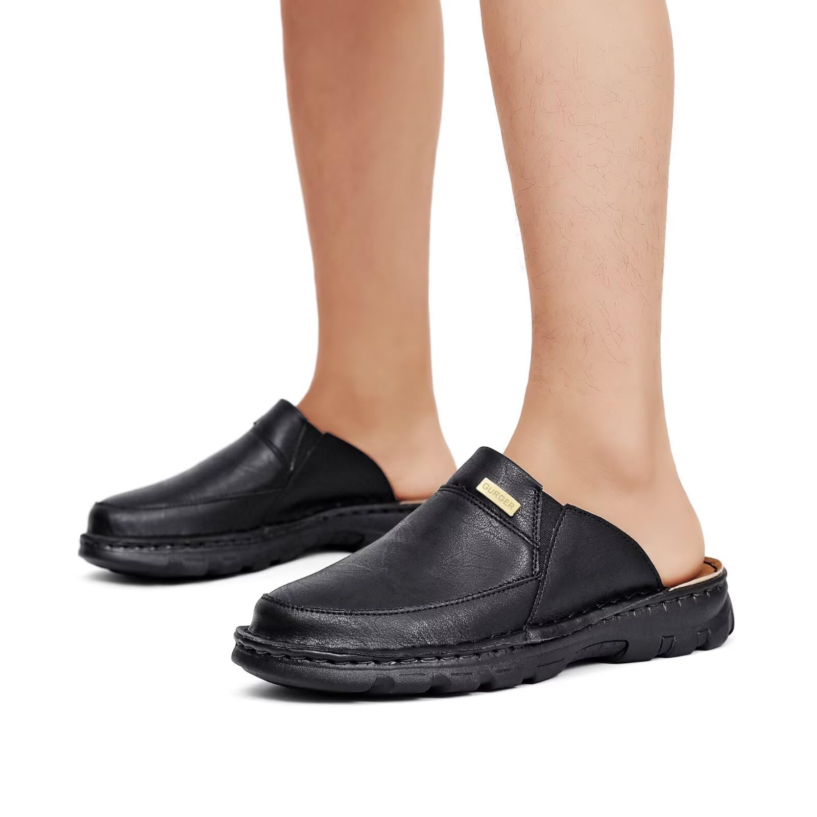 Sabots et Mules Homme Cuir Été Sandales