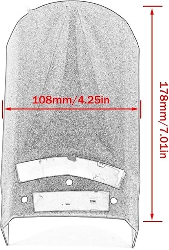 Miniatura 5 de motorcycle fender Motorcycle Front Rear Fender Hugger Extension Mudguard Extender For Kawasaki V-er-sys X300 X 300 2017-2021 2020 2019 (Color  22)