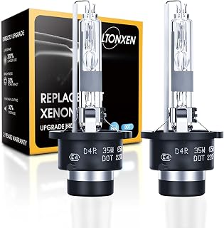LTONXEN D4R HID バルブ 瞬間起動 HIDバルブ 車検対応 6500K ホワイト 純正交換 12V 35W 車用 ヘッドライト (2個入り)