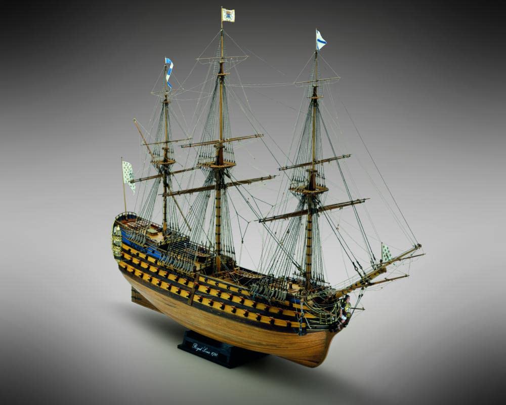 Dusek Mamoli MV40 - Royal Luis - French FIRST-RATE Vessel 1780-1:90 - Kit Completo Di Montaggio-image