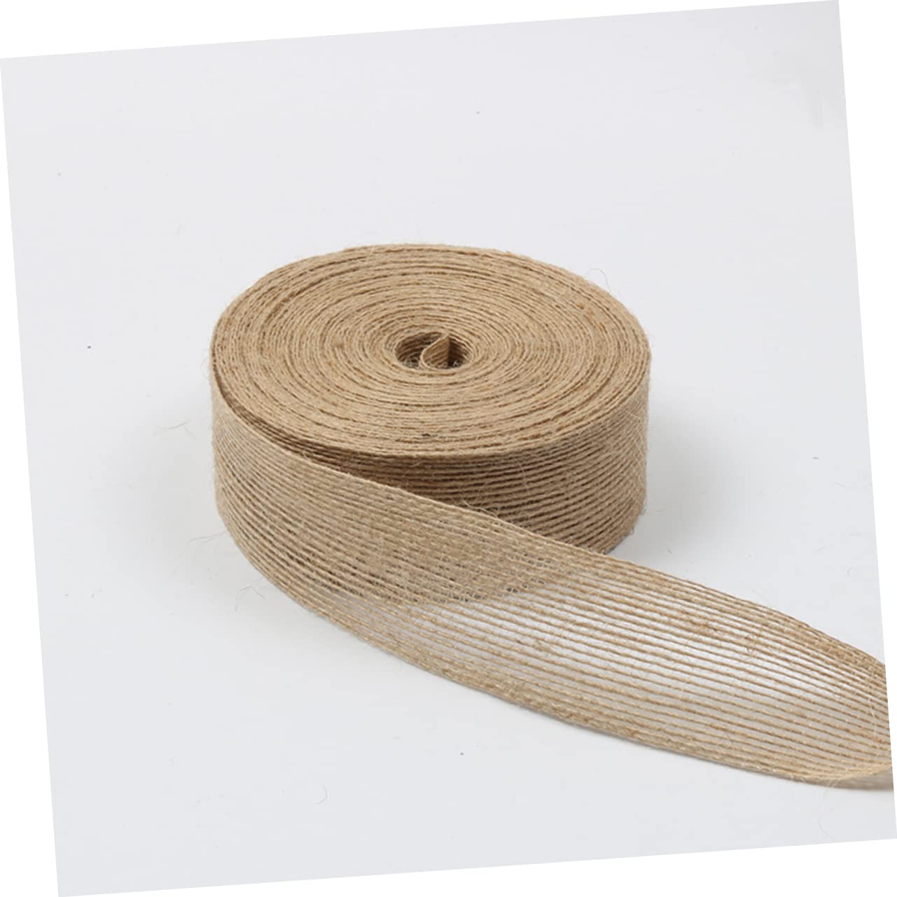 NUOBESTY 9rollen Breites Jute-band Natürliche Bastelband-rolle Für Hochzeiten Wreaths Und -dekorationen Robustes Und Langlebiges Material Für Kreative Projekte