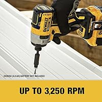 Vista 7 de DEWALT Destornillador de impacto 20V MAX* XR, 3 velocidades, 1/4 pulgadas (DCF887P1)