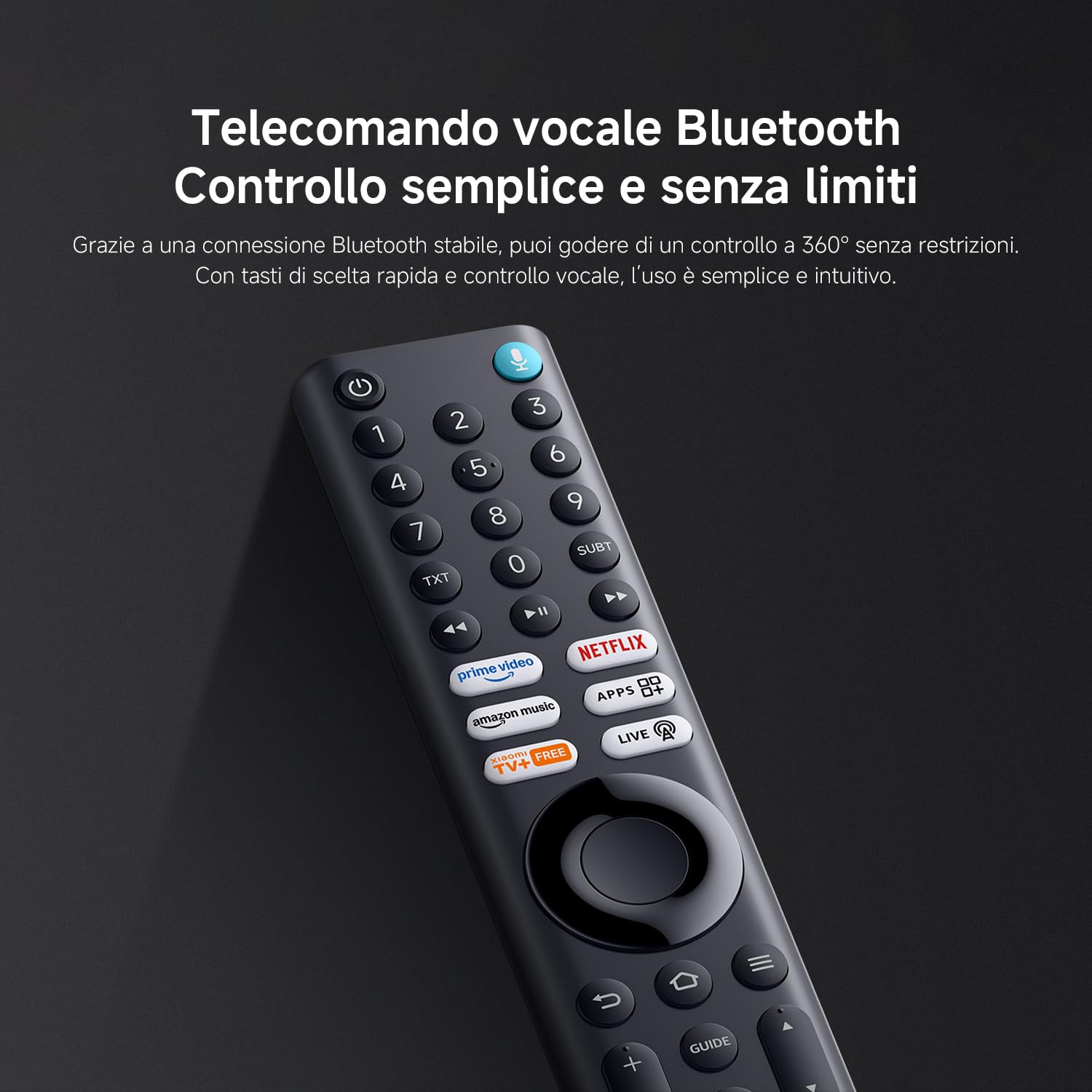 XIAOMI TV FX Mini LED da 43 pollici (101 cm), Smart TV QD-Mini LED, 4K UHD, Fire TV, HDR10+, MEMC, DTS:X, AirPlay 2, HDMI, Modalità Filmmaker, comando vocale con Alexa