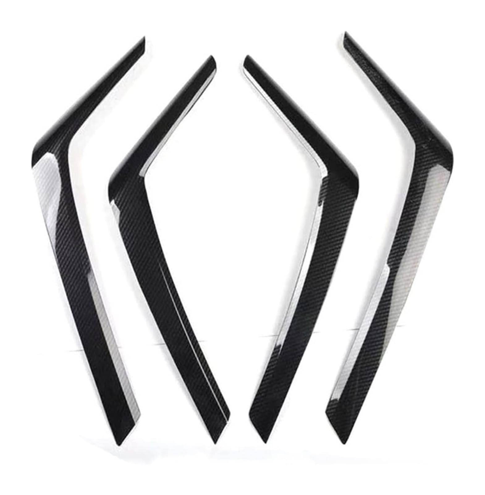 FANGZIQF Inner Door Pull Handles for Toyota for RAV4 2013-2019 4Pcs Car Interior Door Armrest Strips Trim Styling(2)