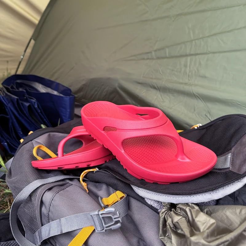 Image of Oka Unisex Recovery Flip Flops | Arch Support Cushioned Sandal | Lightweight Sustainable | Made in the USA