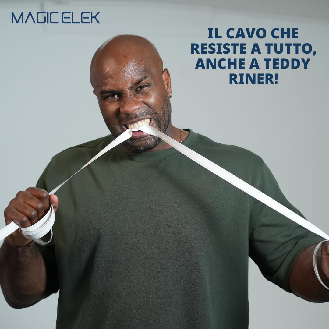 Cavo elettrico ultra piatto 3M 230V/16A - filo elettrico invisibile- nastro elettrico che scompare sotto vernice, carta da parati, piastrelle, parquet Niente più canaline passacavo