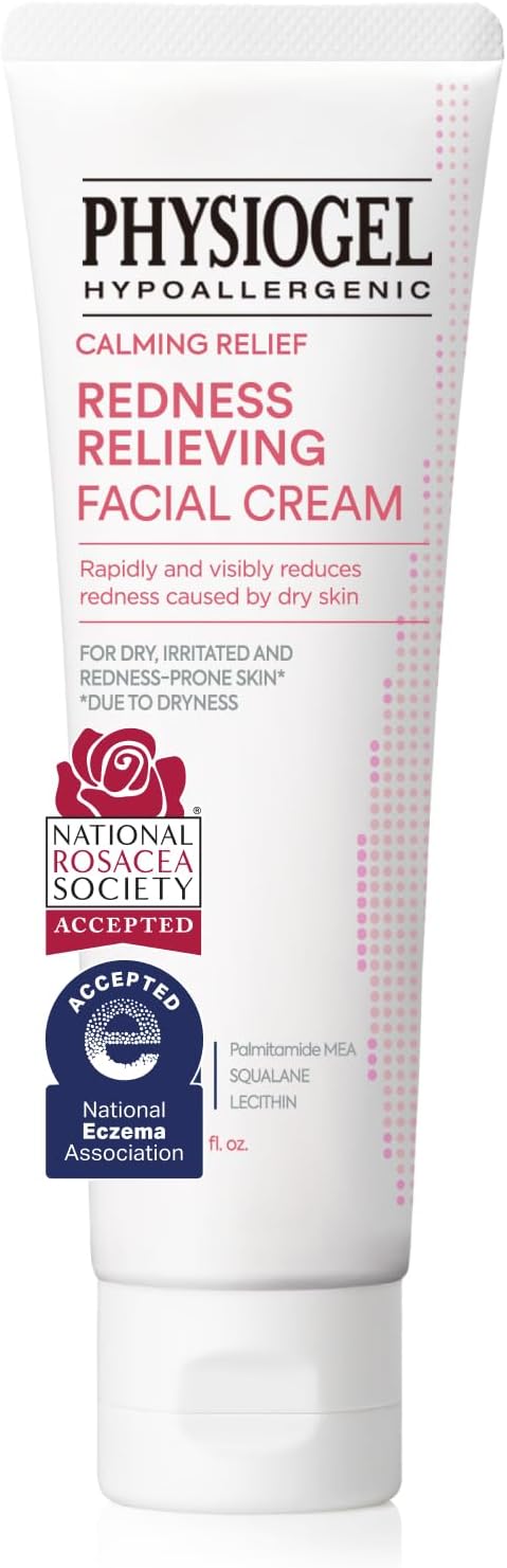 Redness Reducing Cream – Ceramide Moisturizer for Dry, Sensitive & Redness-Prone Skin, Repairs Skin Barrier, Dermatologist-Tested, Fragrance-Free, Korean Skincare, 1.69 fl oz