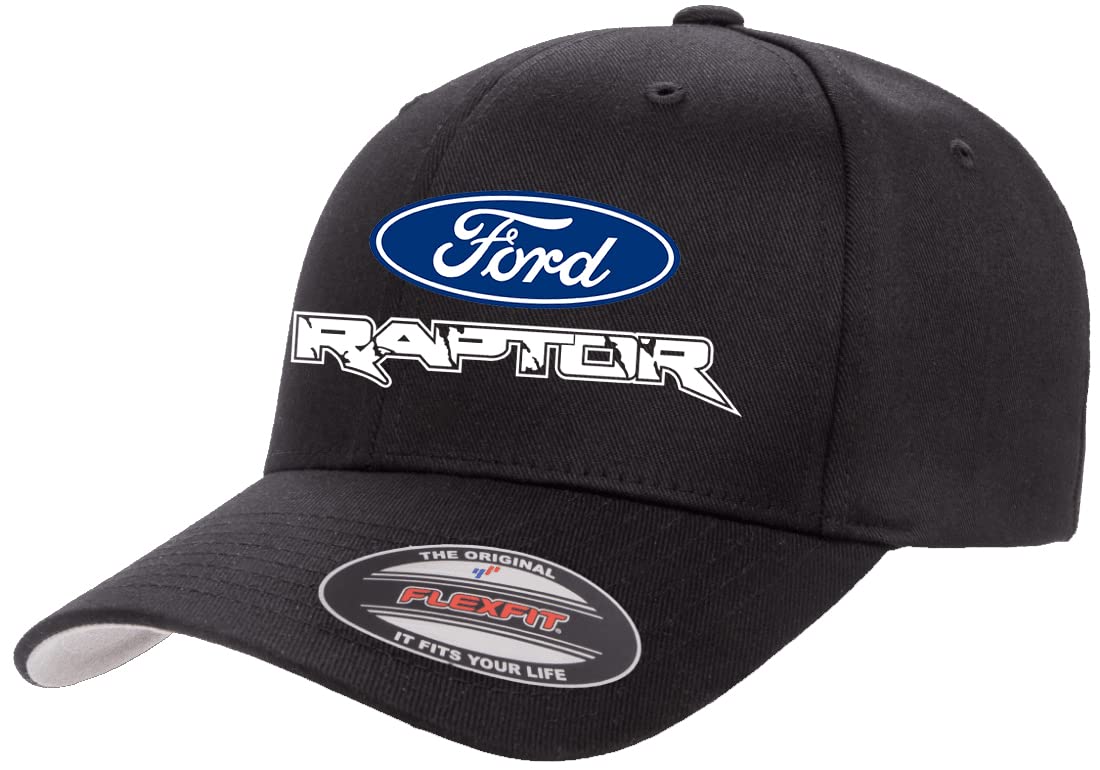 Ford Raptor F150 Truck Logo Design FF6277 Athletic Baseball Fitted Hat Cap